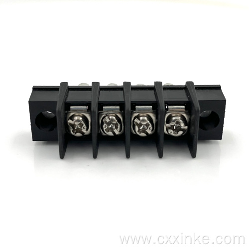 7.62MM pitch fence type PCB terminal long round feet